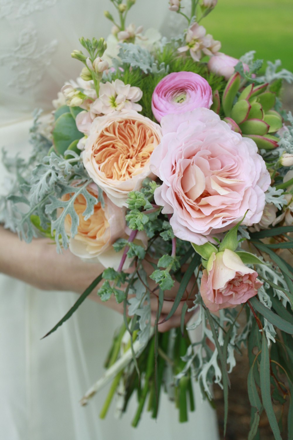 pink and orange flowers