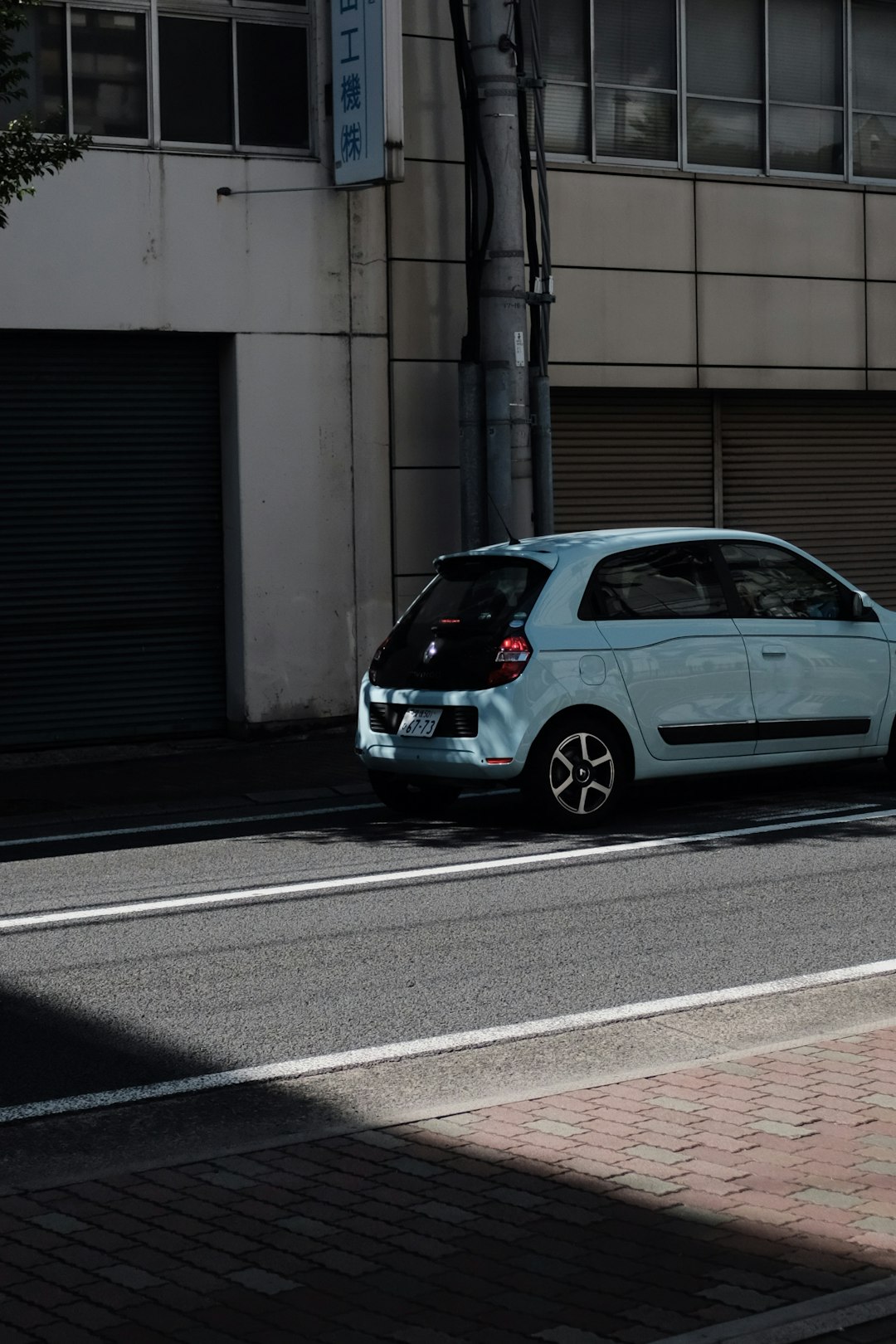 blue 5-door hatchback