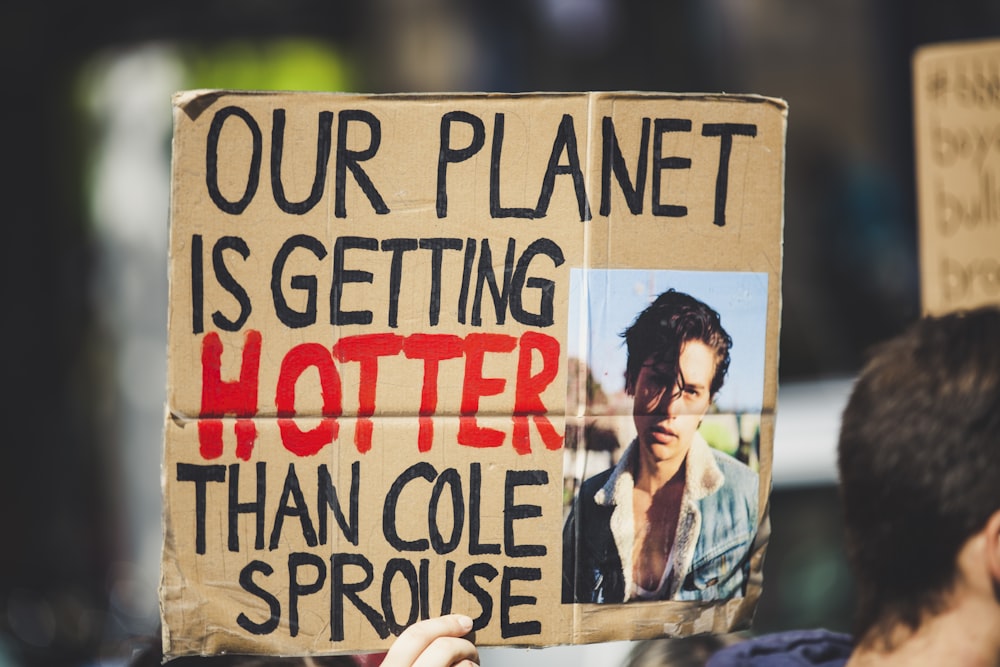 out planet is getting hotter than Cole Sprouse banner