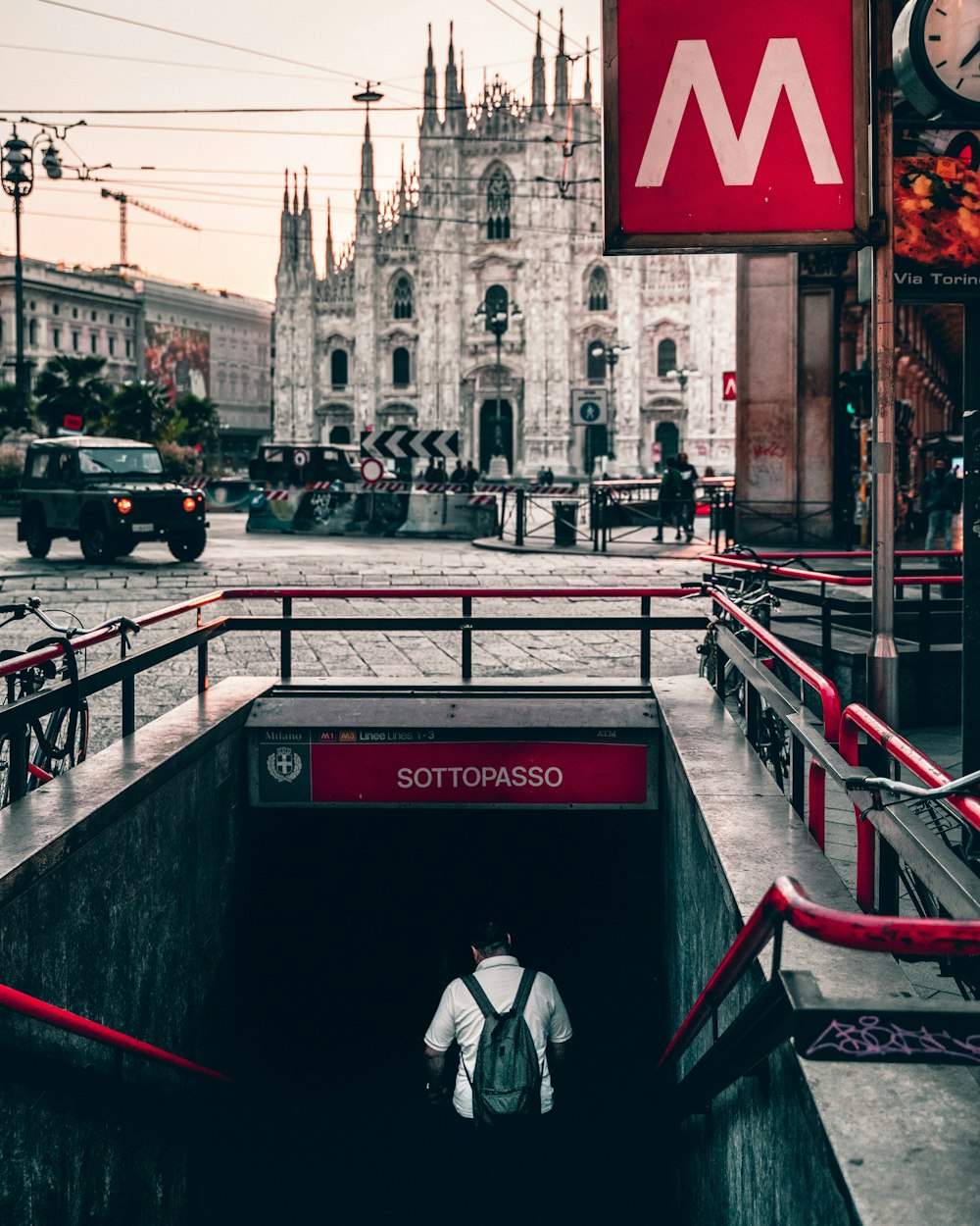 architectural photography of white monument