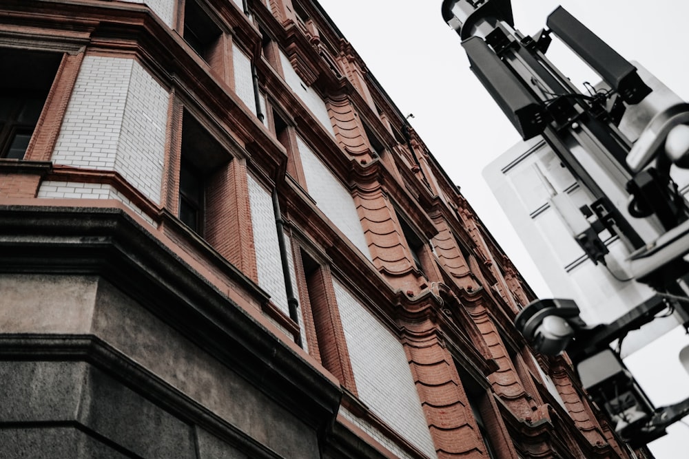 low angle photo of buildings