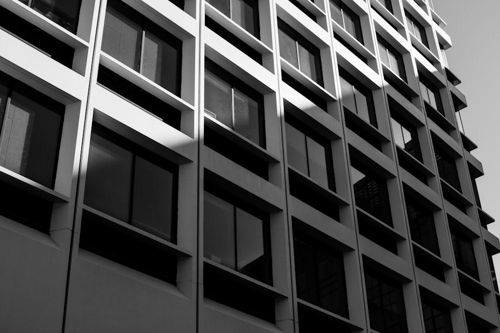 low-angle photography of concrete building