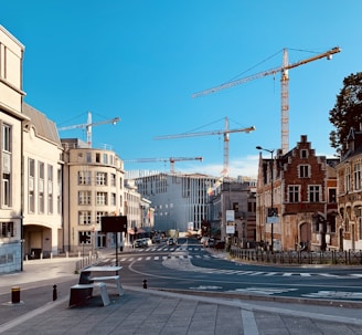 brown and beige concrete buildings
