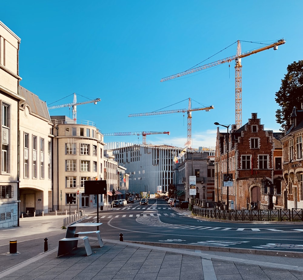 brown and beige concrete buildings