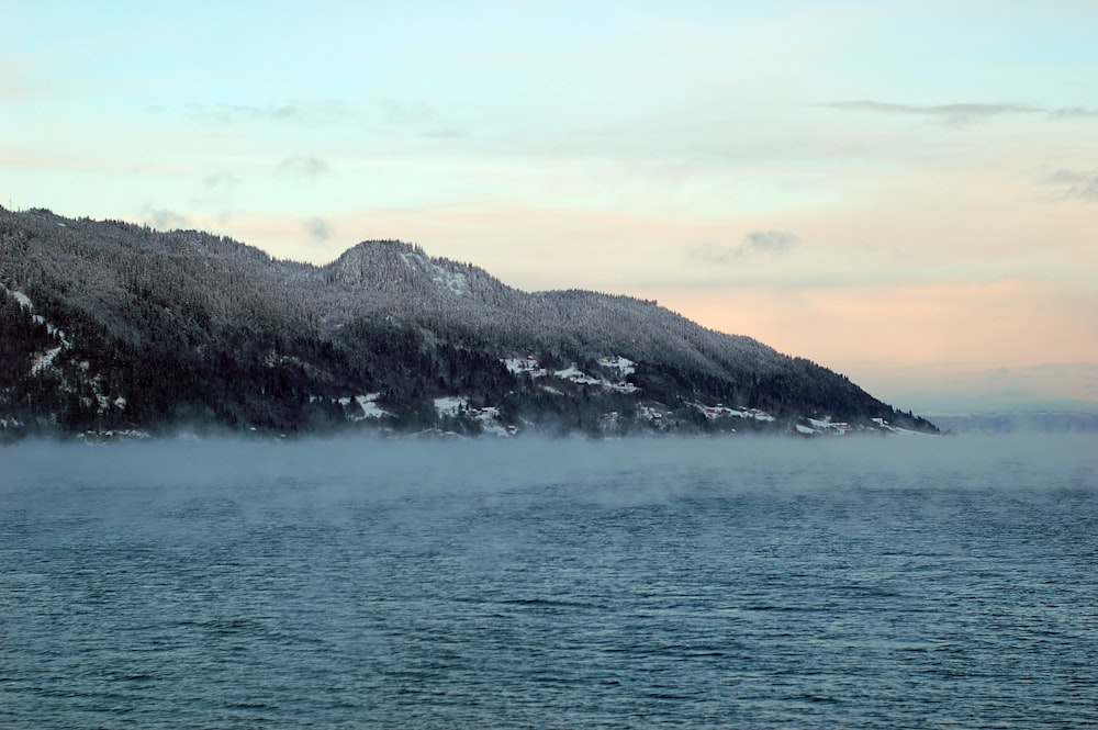 ocean and mountain