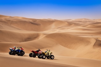 ATV on desert