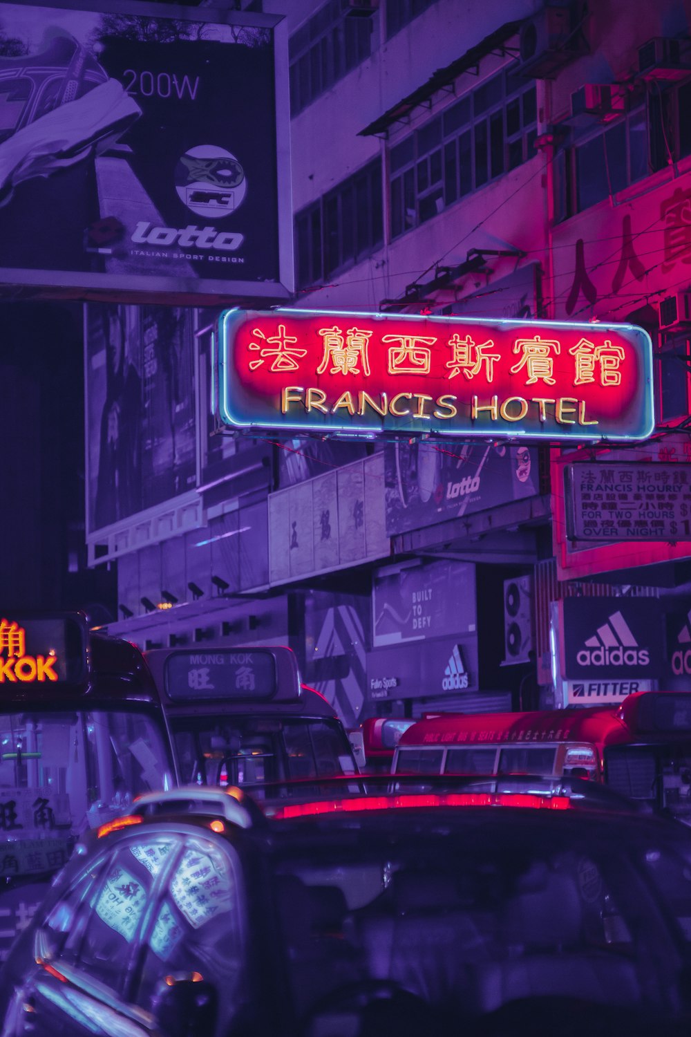 Francis Hotel signage