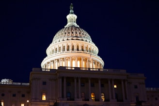 white concrete dome buildings