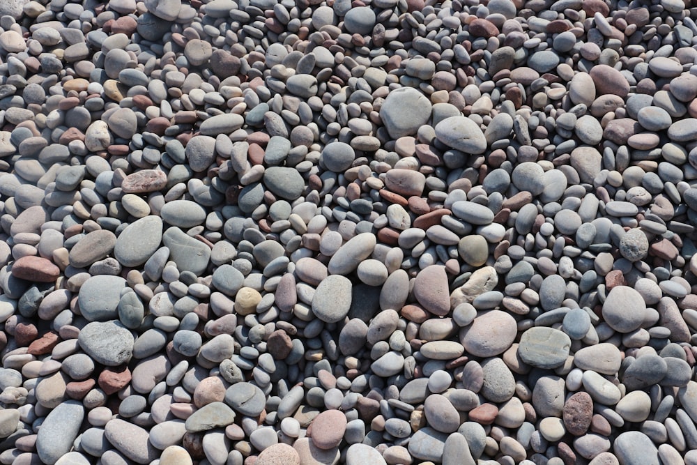 grey pebbles