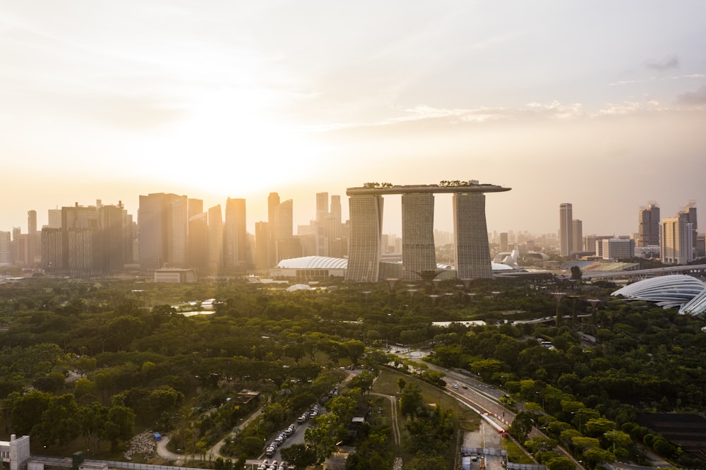 Hôtel Marina Bay Sands pendant la journée