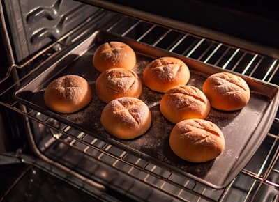 baked breads buns google meet background