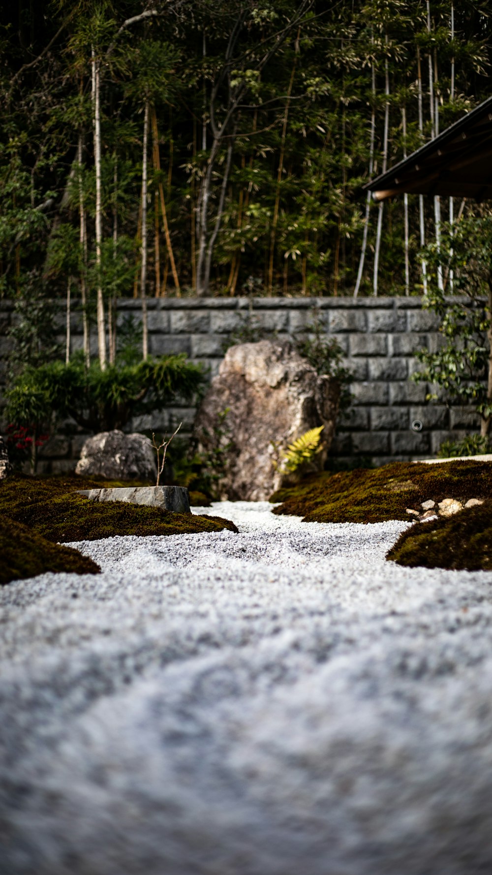 cenário de caminho de concreto