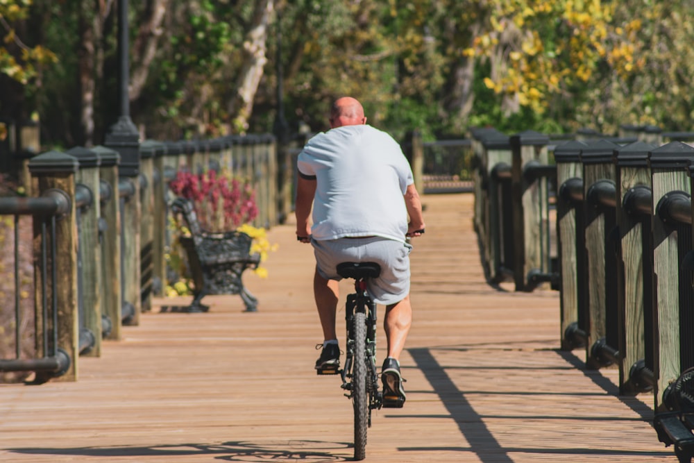 man on bike