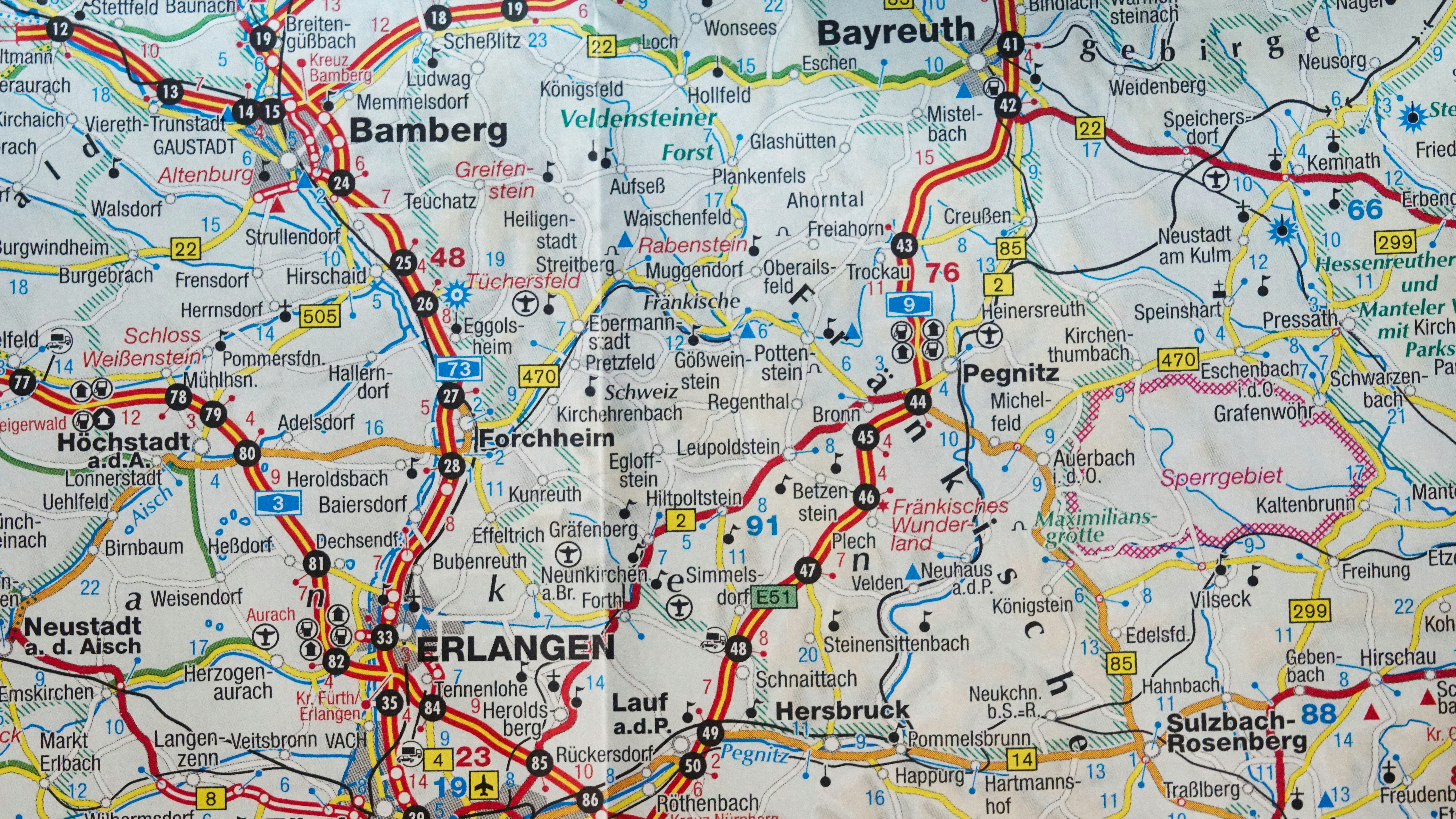 Map location