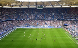 people inside soccer stadium during day