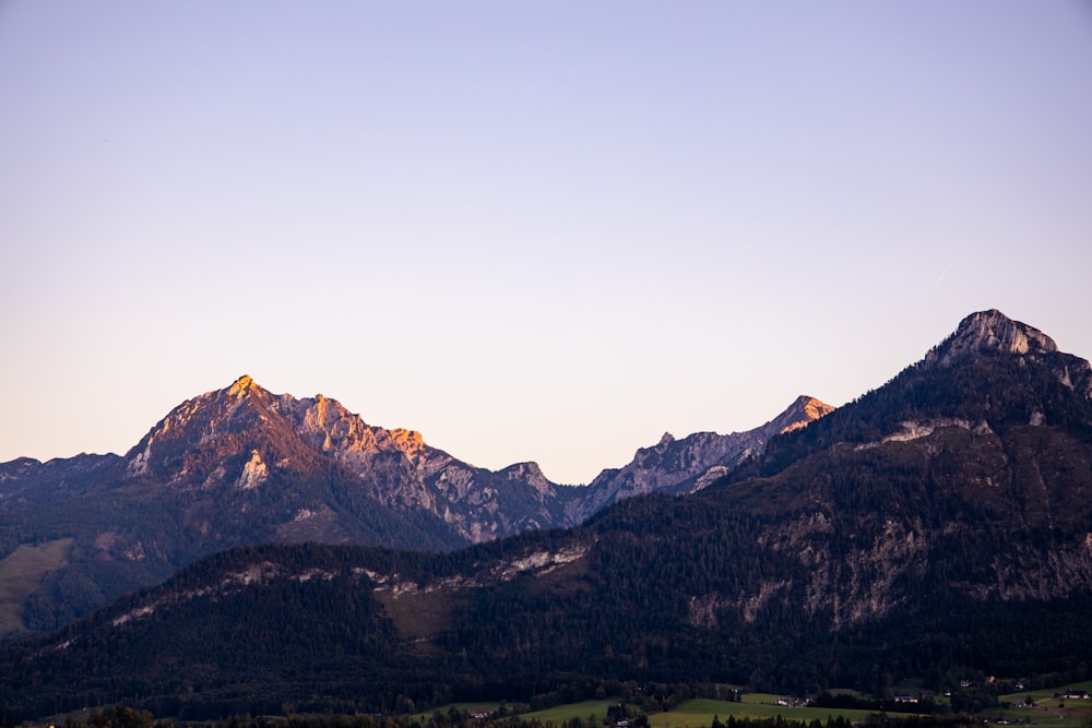 brown mountains