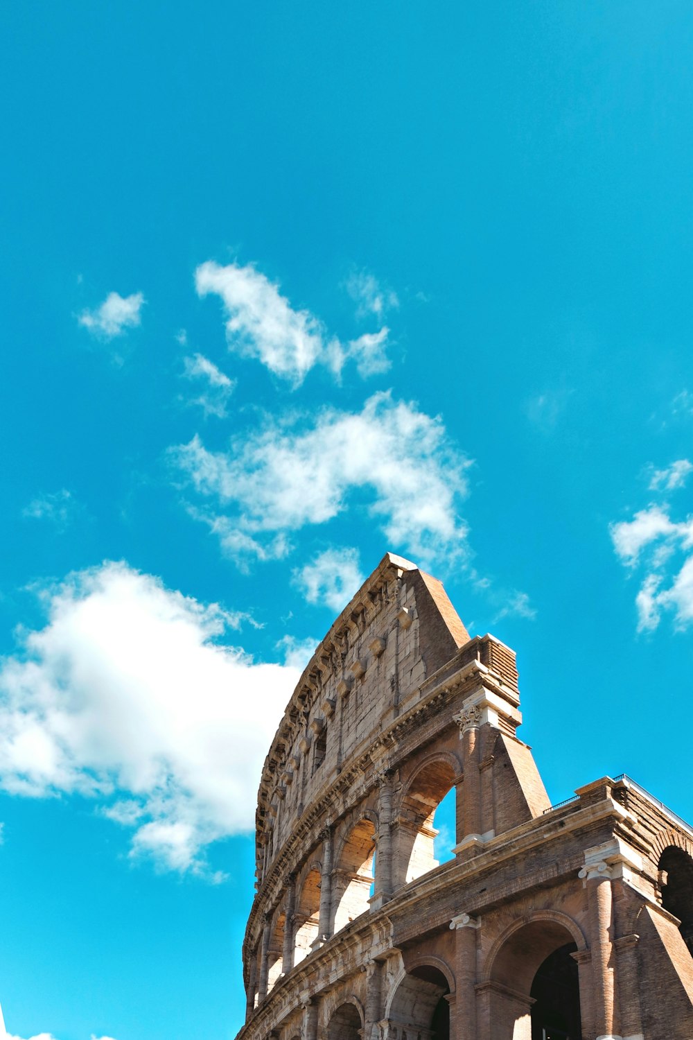 low-angle photography of The Colosseum during daytime