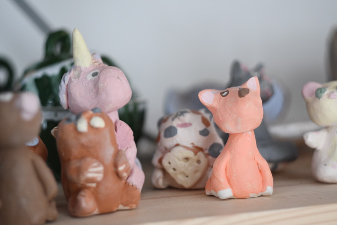 pink unicorn figurine