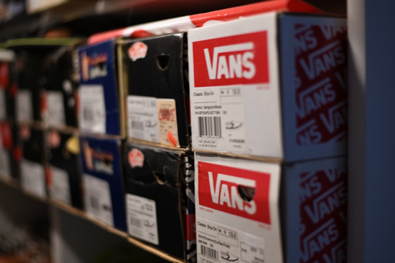 Vans shoe boxes