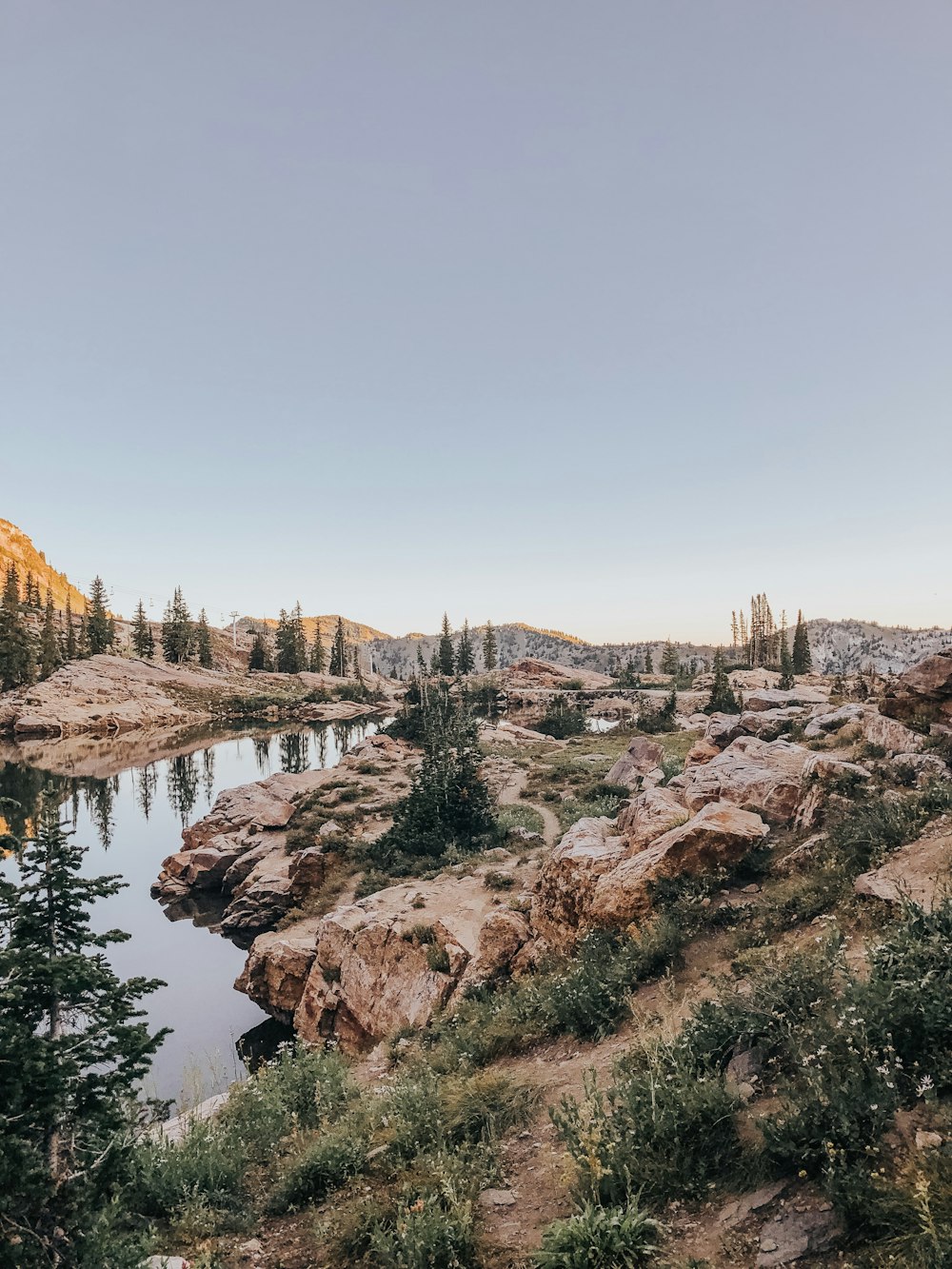 river and rocks