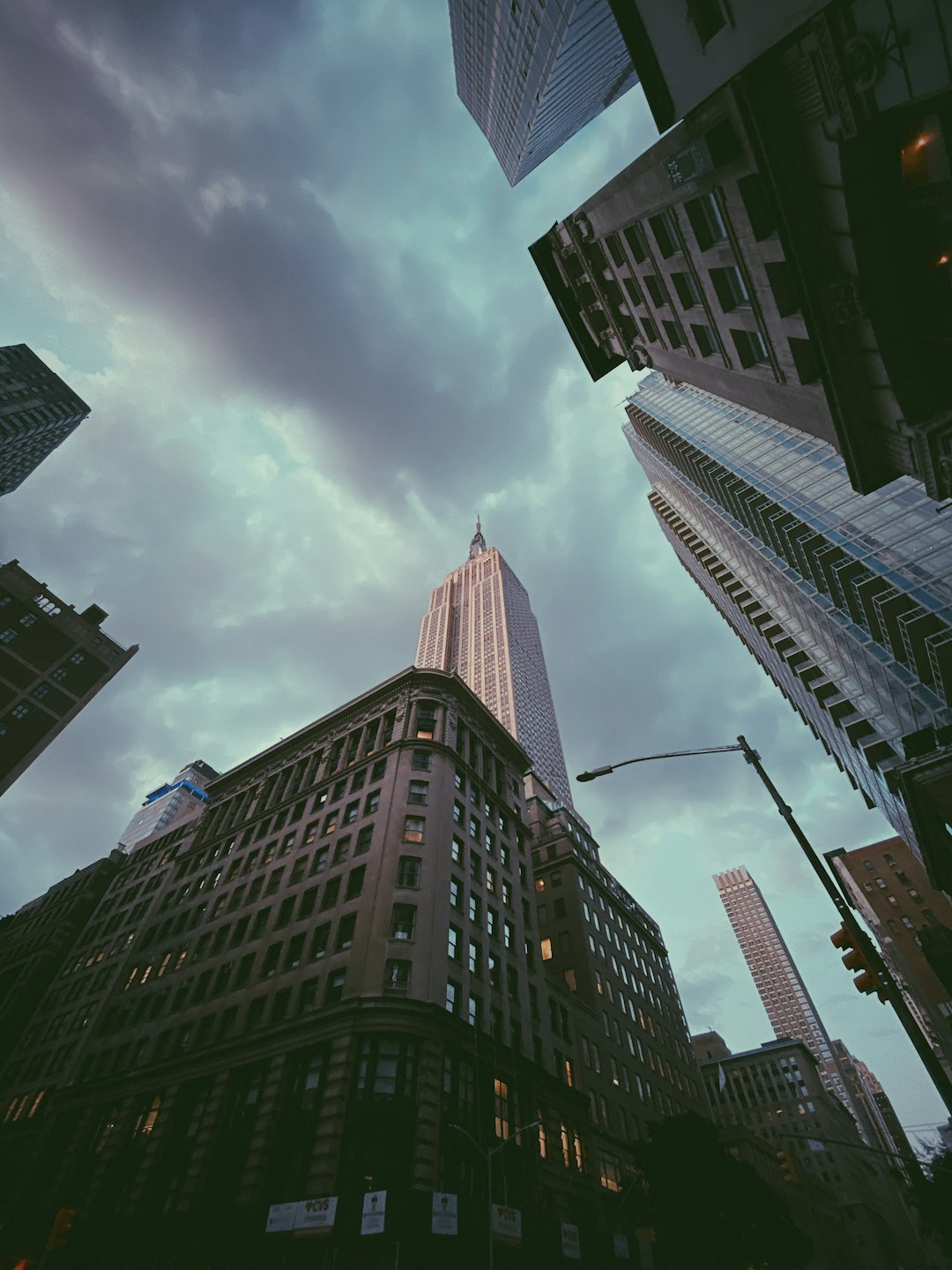 low-angle photography of New York buildings during daytime