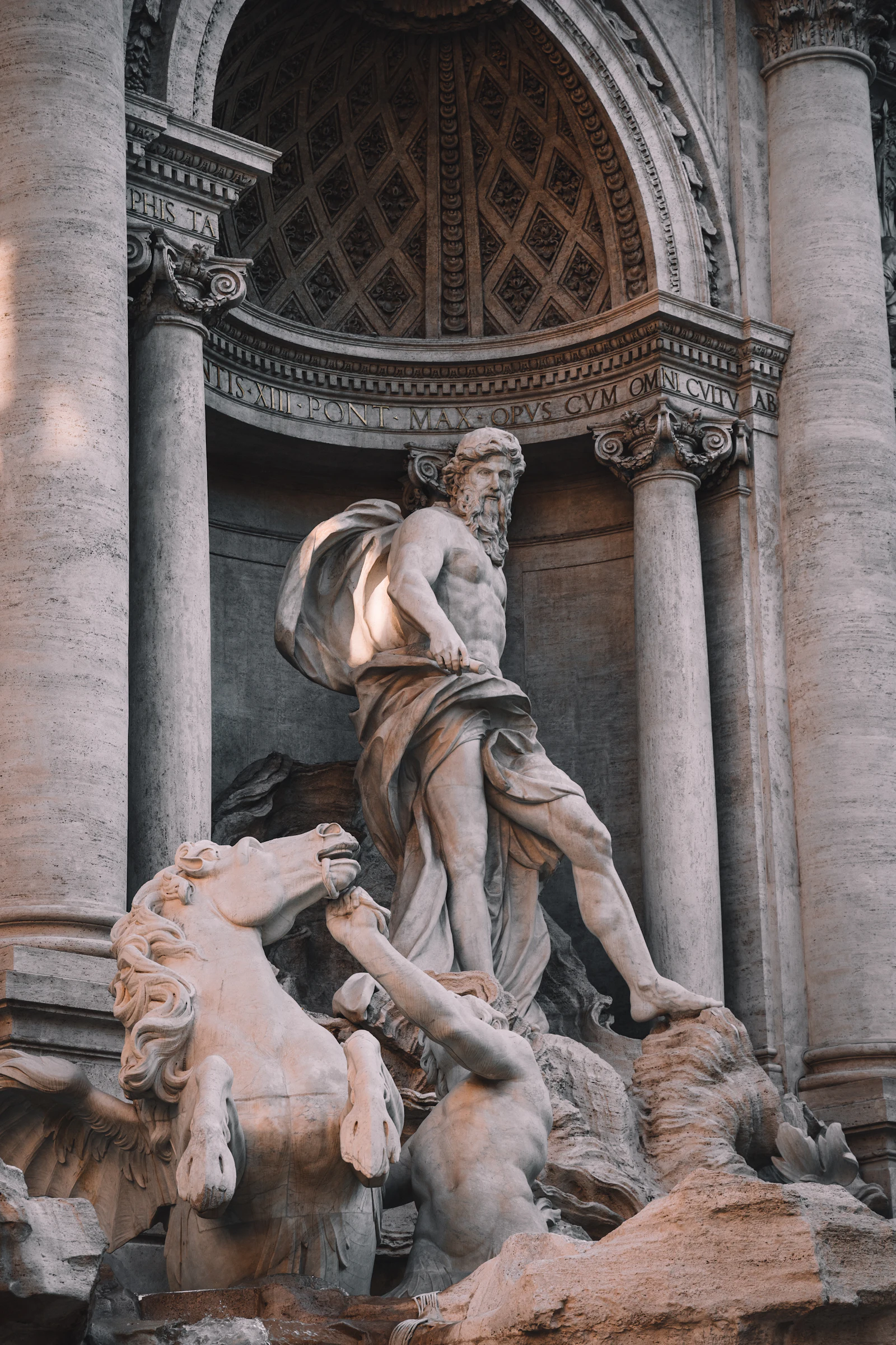 The Trevi Fountain in Rome