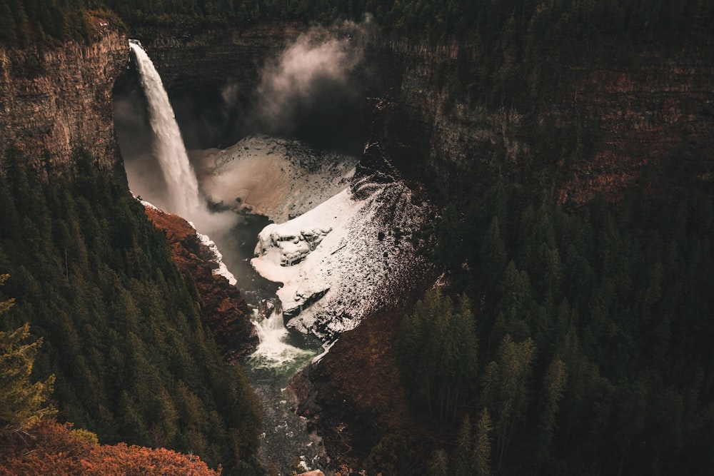 滝の空中写真