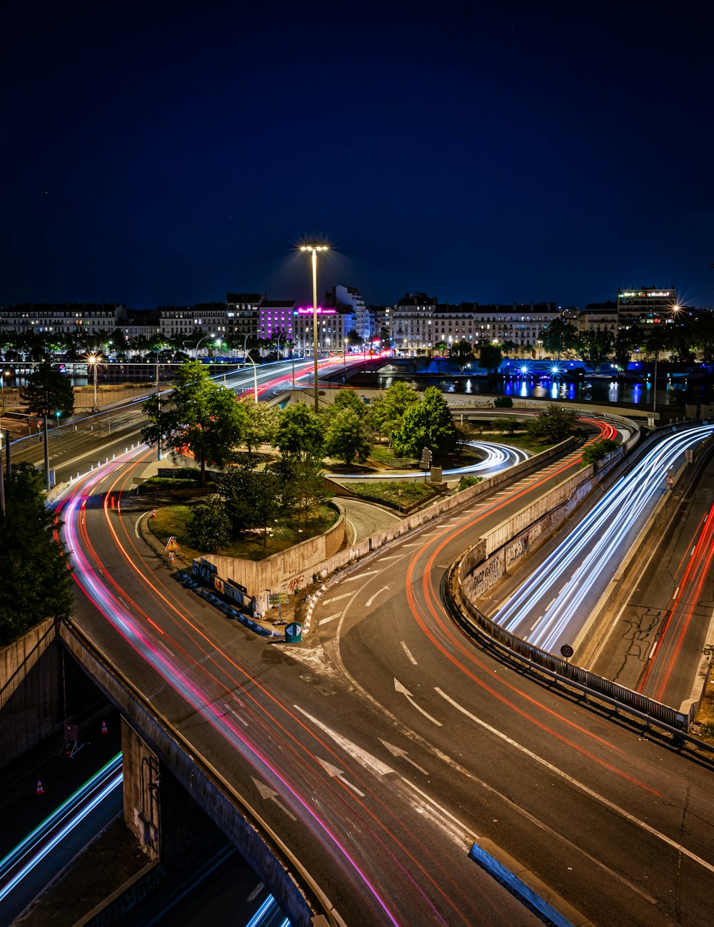 time lapse photography of road during daytime