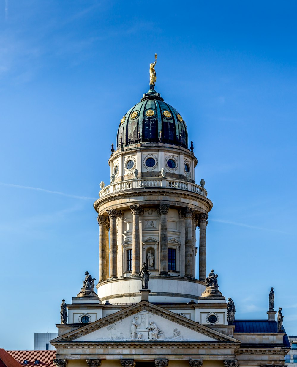 white and blue dome building under blue sky