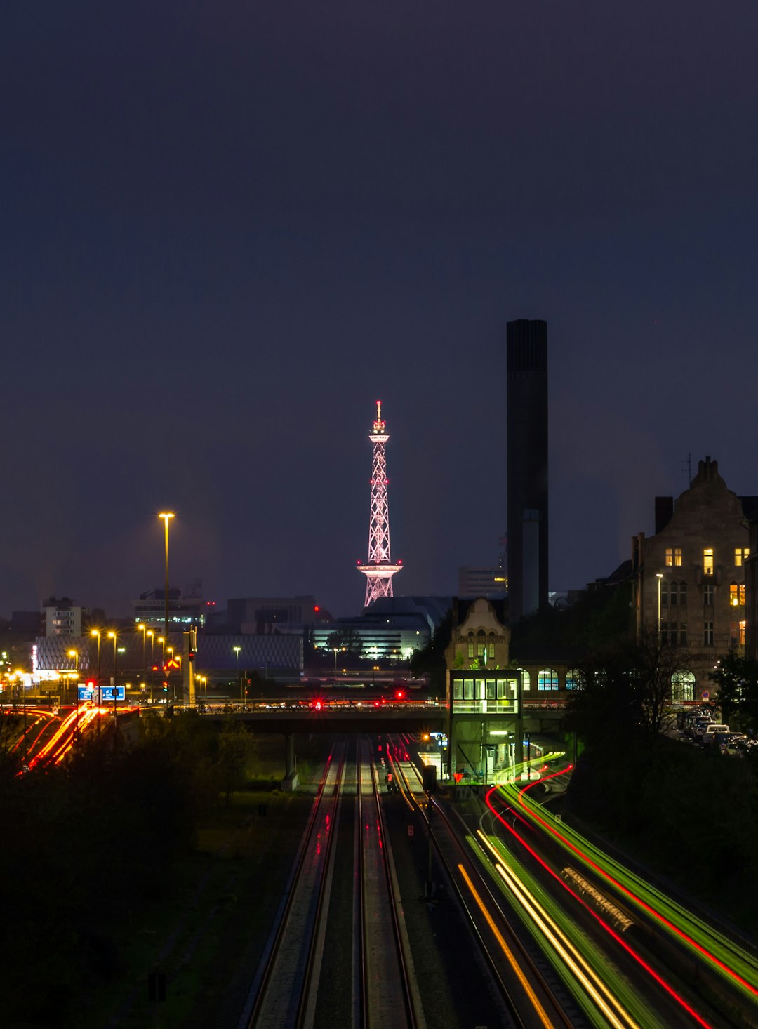 lighted city buildings during nighttime