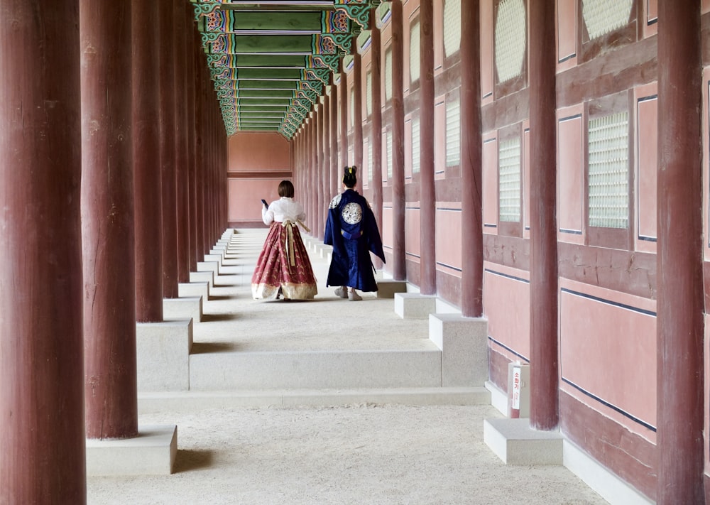 couple walking on pathway