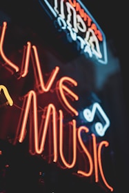 Live Music LED signage