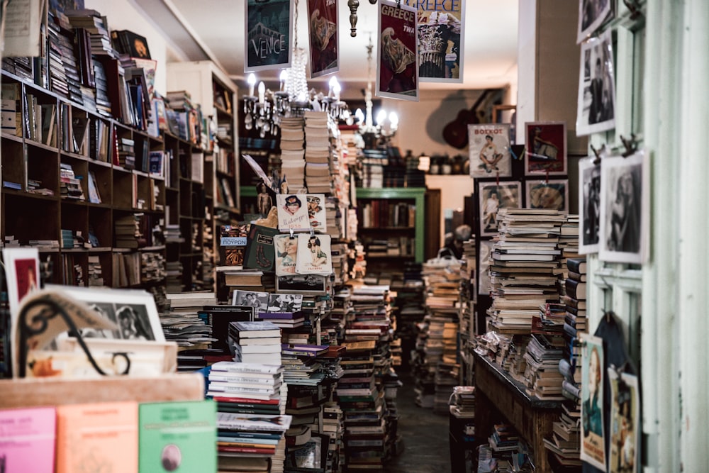 pile of books