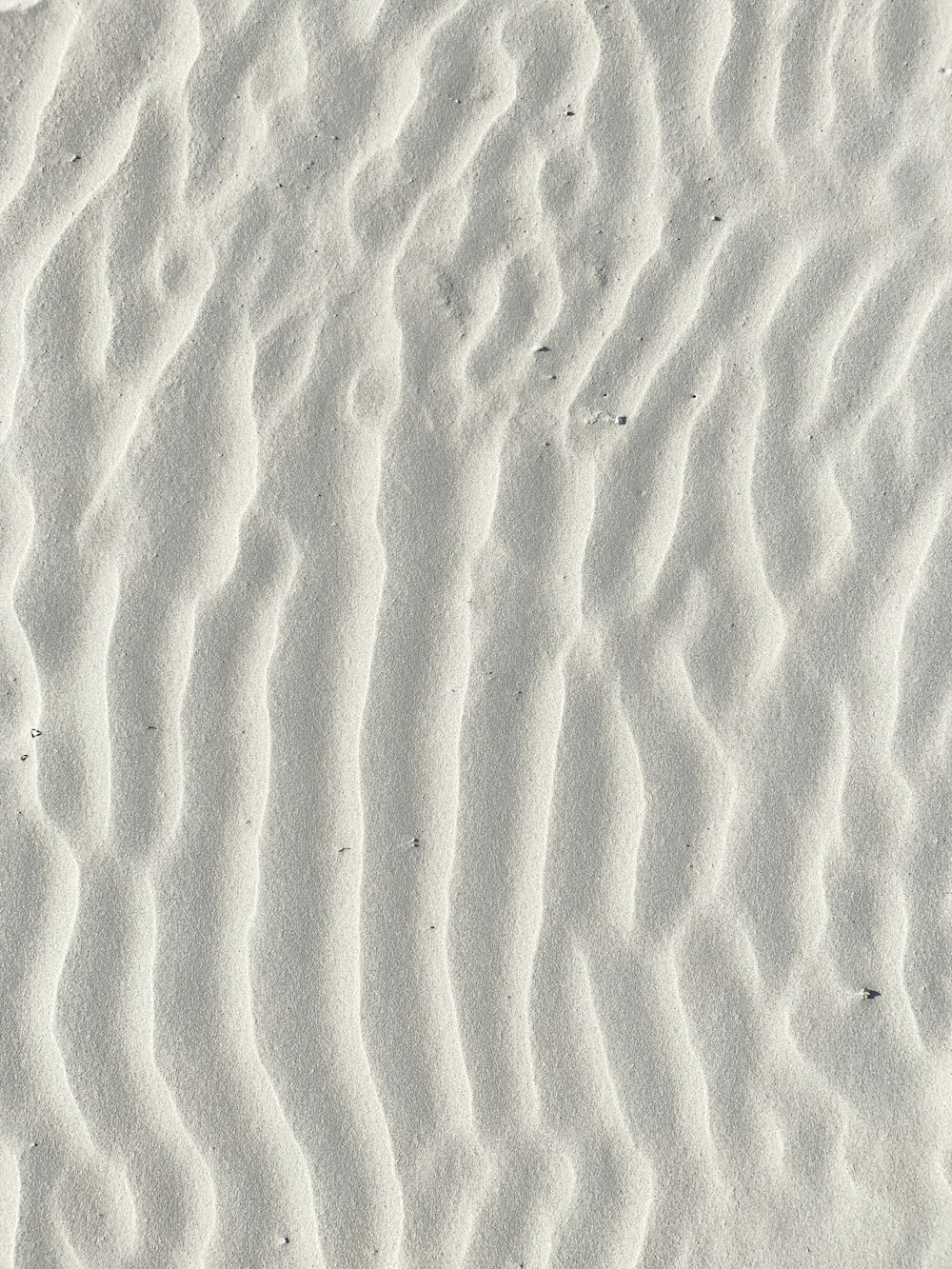 Fotografía macro de arena blanca