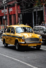 yellow taxi cab