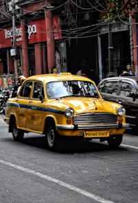yellow taxi cab