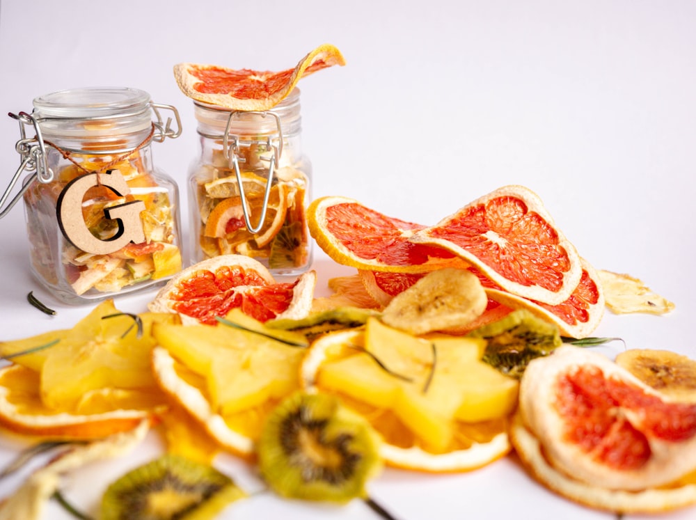 slices of variety of citrus fruits