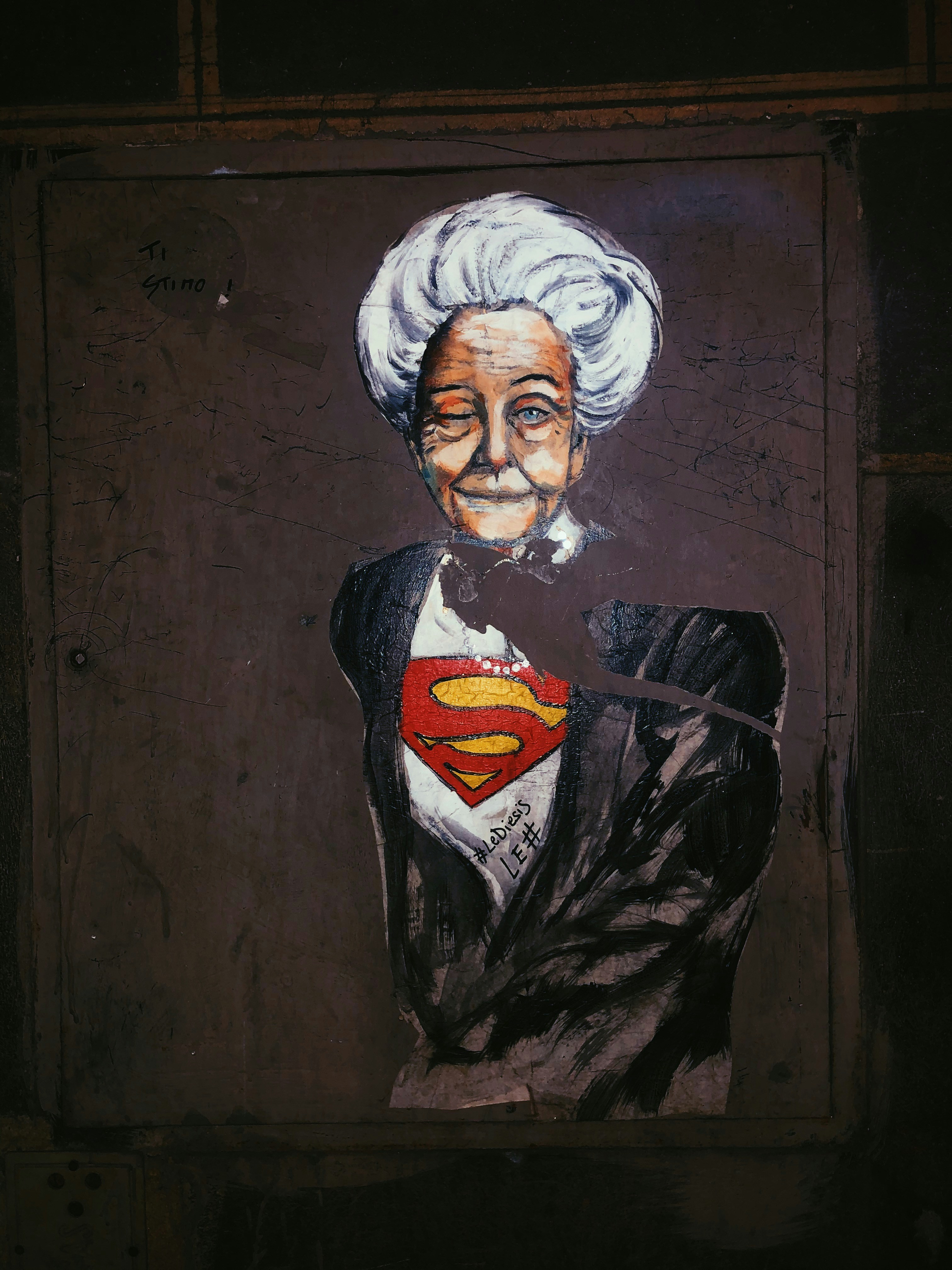 Super Woman painting