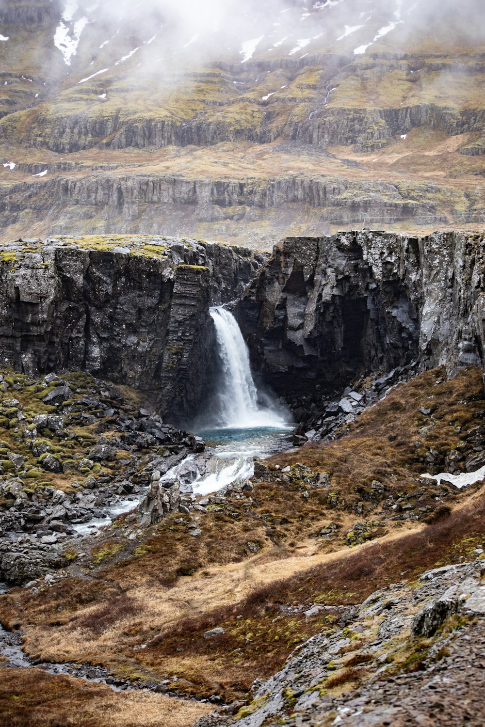 water falls in Iceland in nature photography