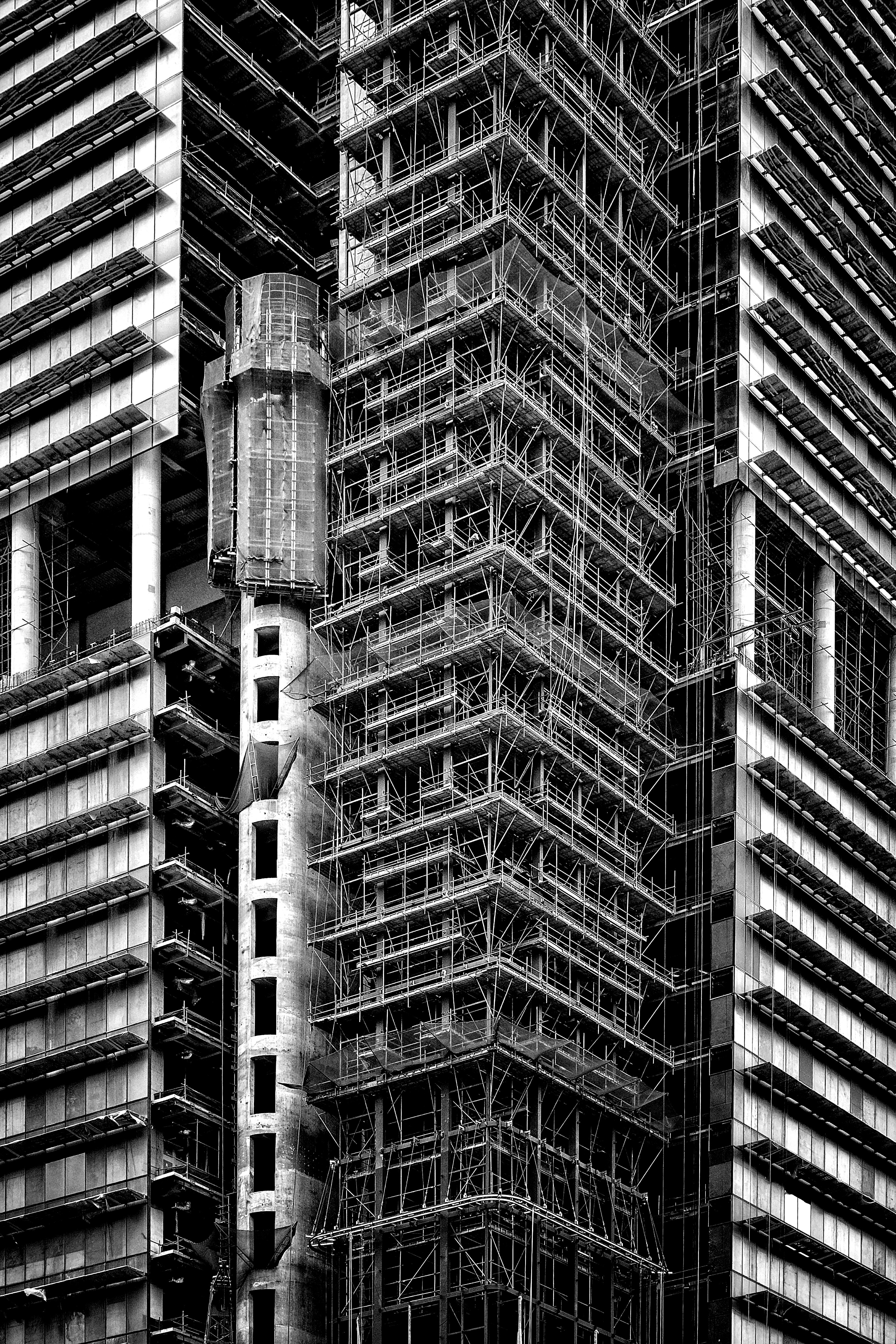 grey concrete buildings