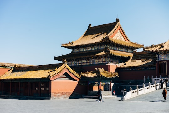 brown house in Forbidden City China