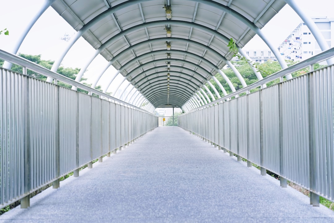 gray overpass bridge