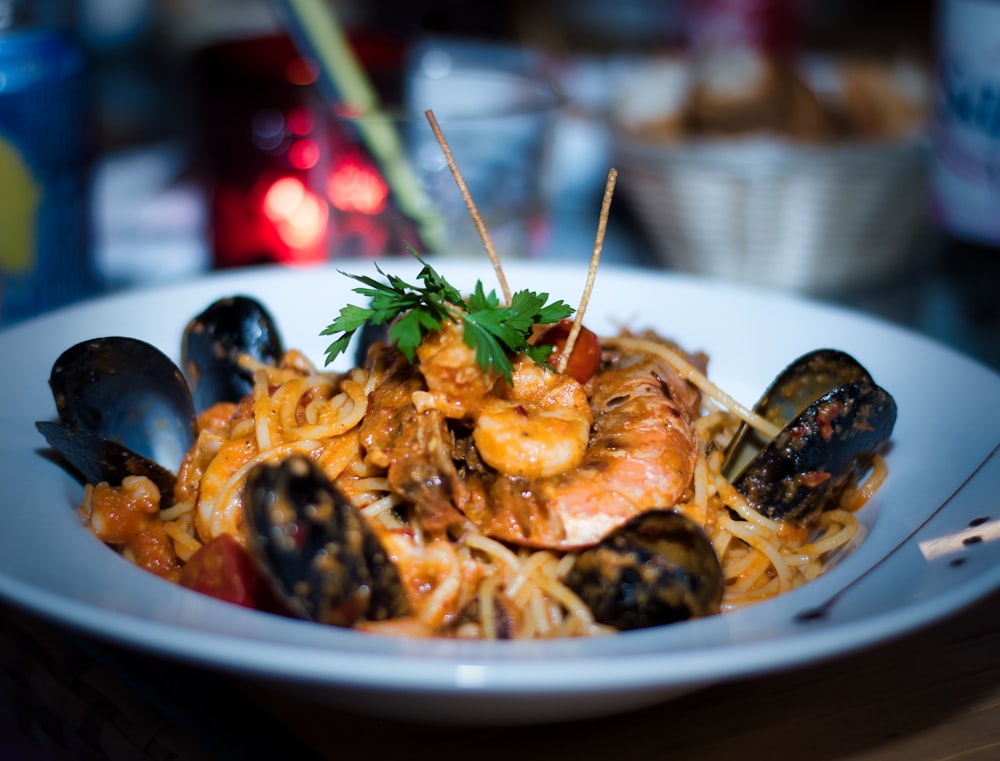 plate of cooked shrimp