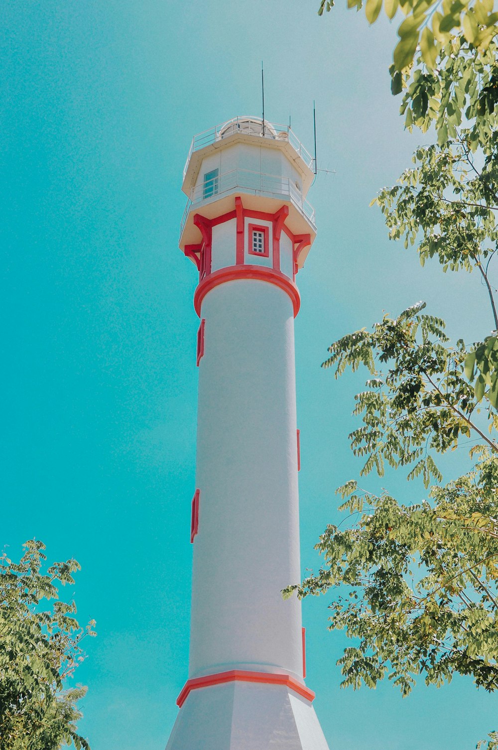 white and orange tower during daytime