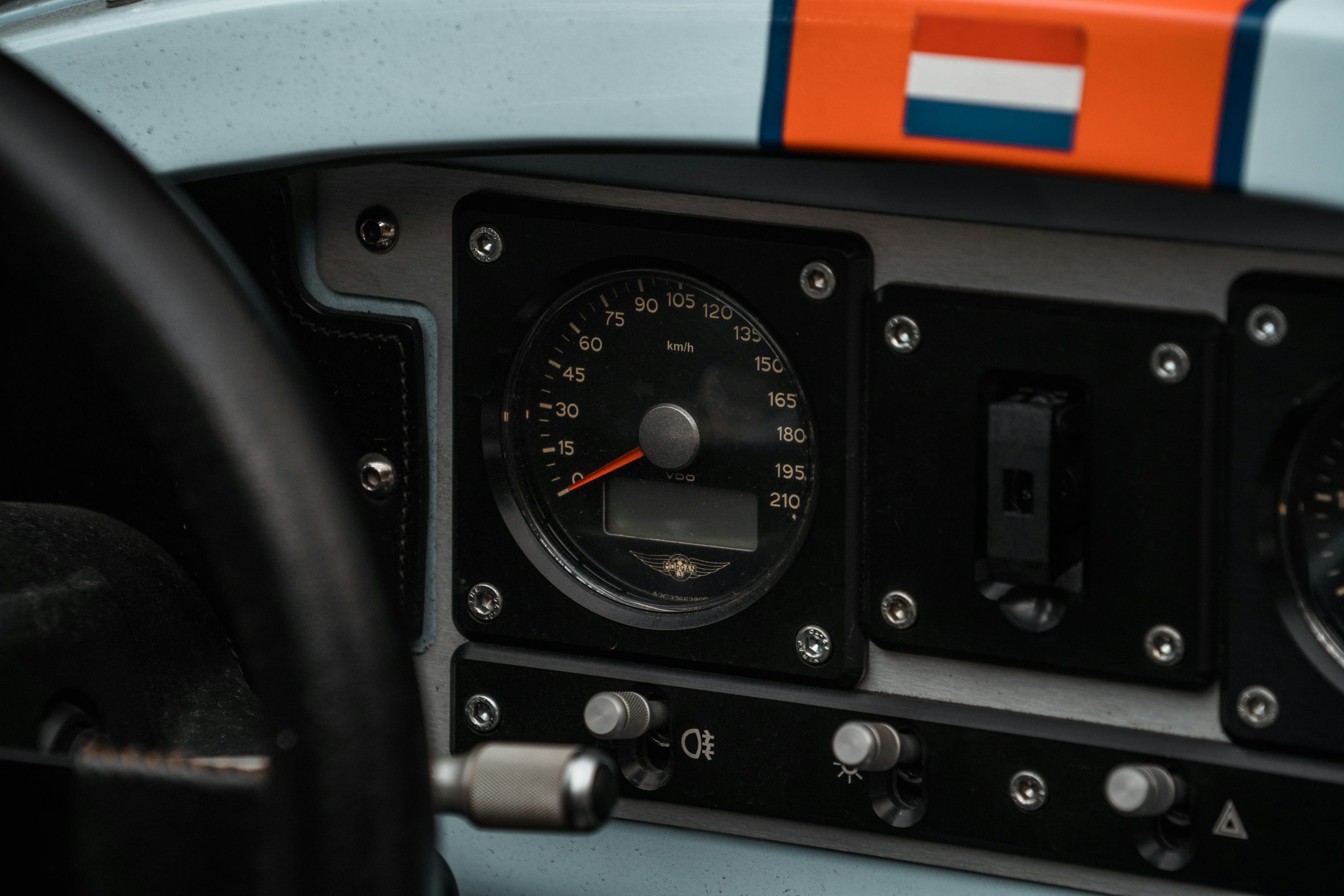 a close up of a dashboard of a vehicle