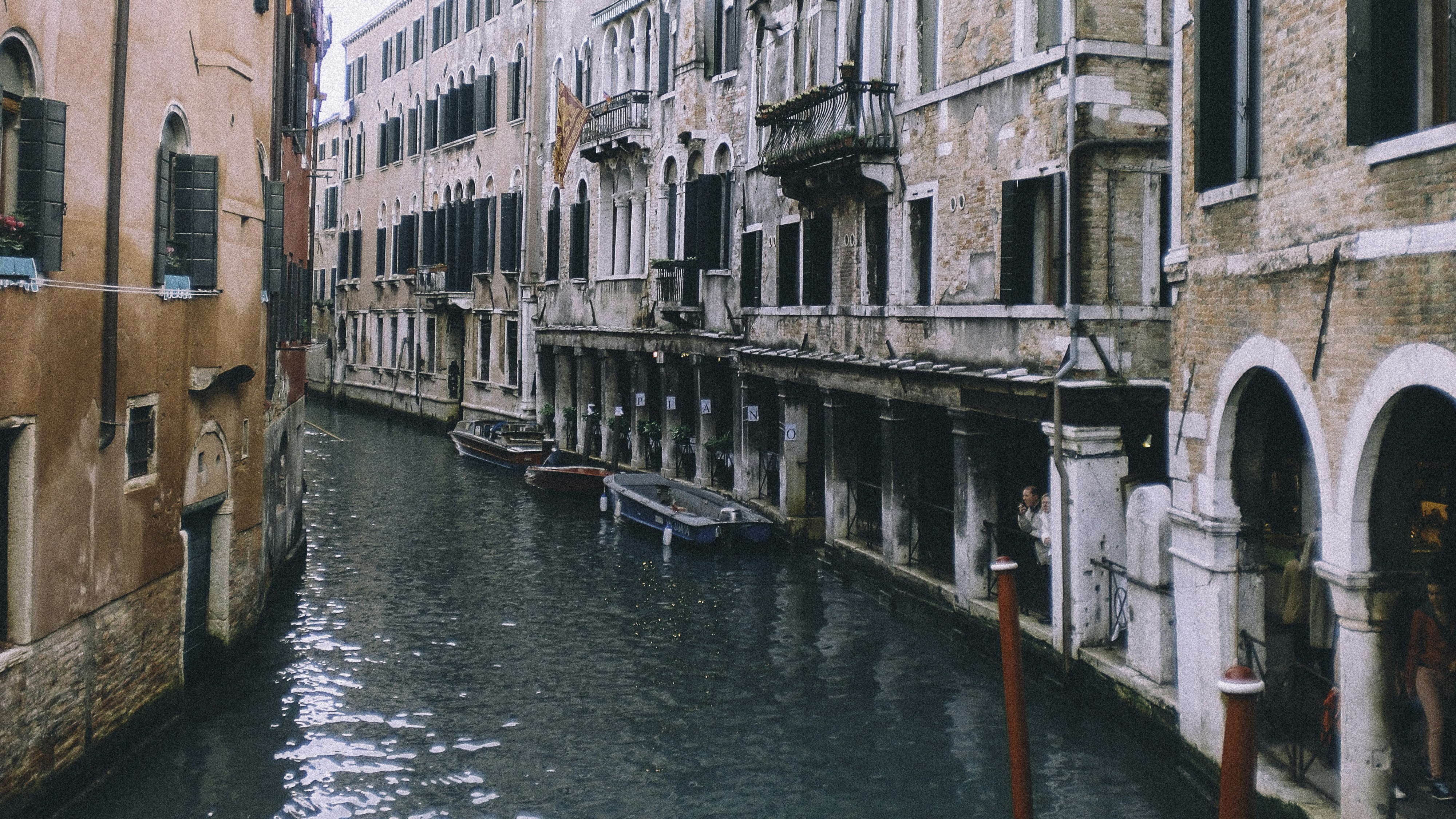 river with housees, Venice, Italy