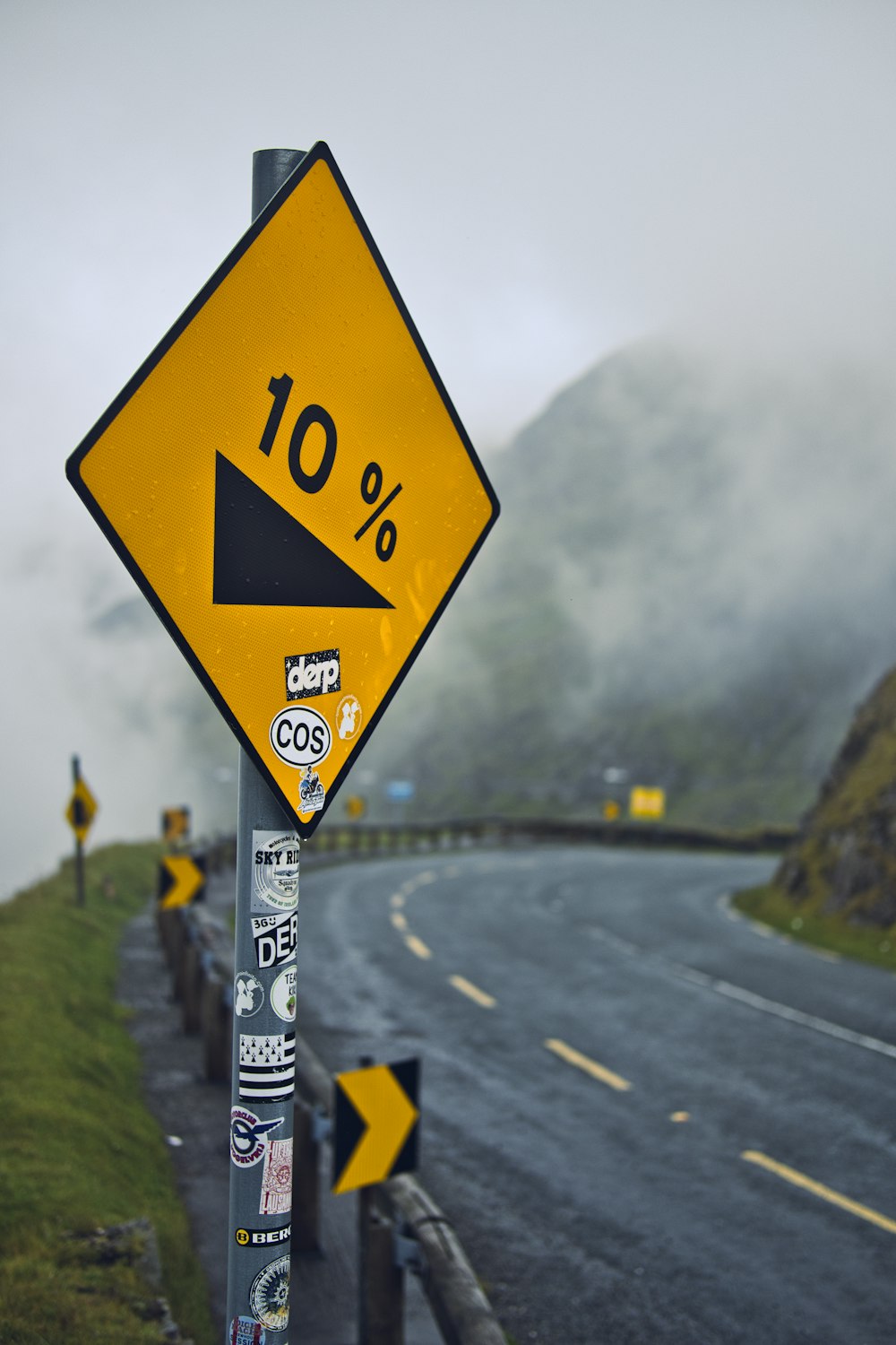 a street sign on the side of a road