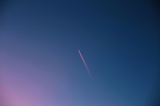 red shooting star