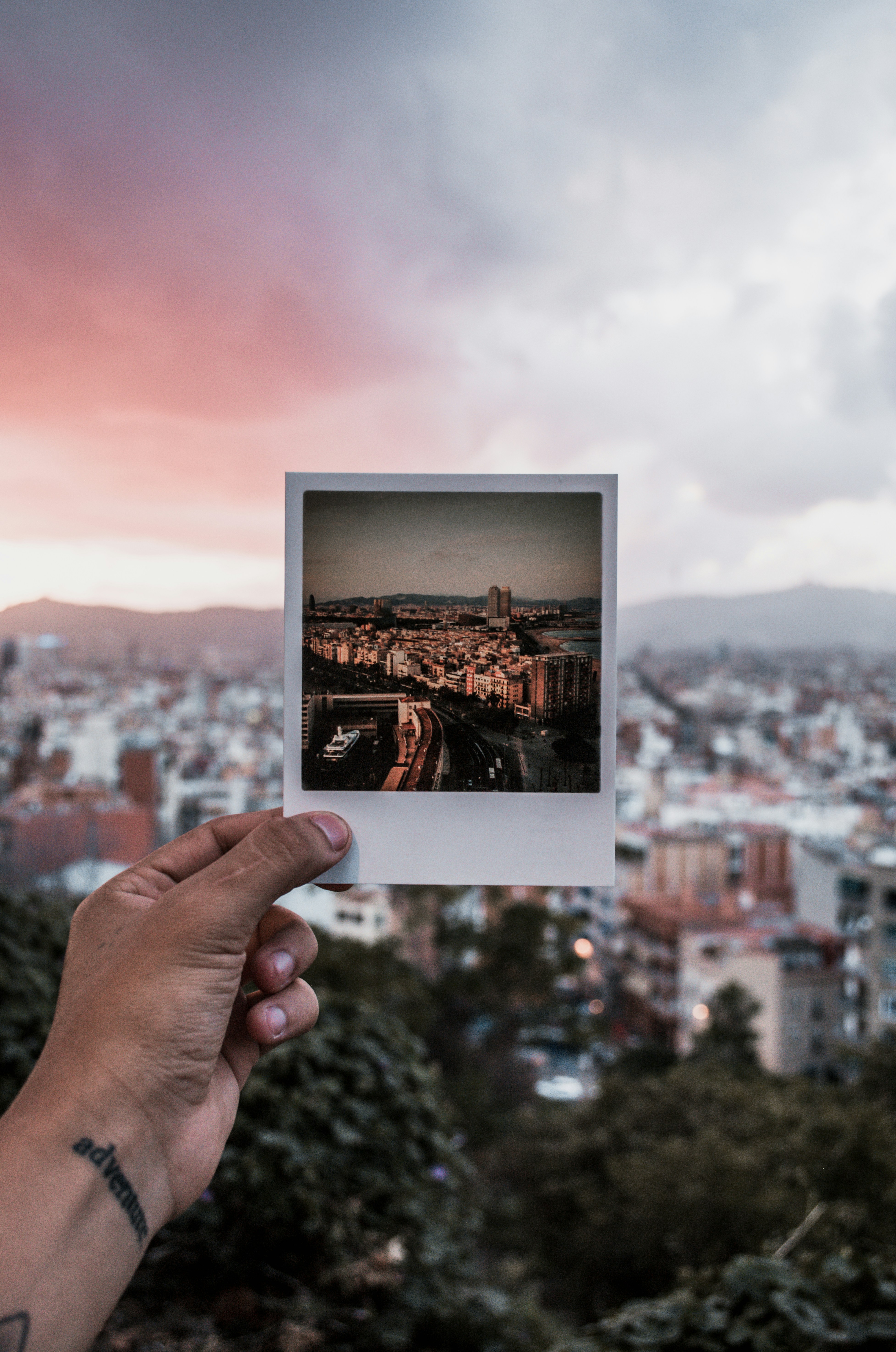 Polaroid of Barcelona