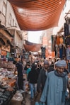 people between vendors